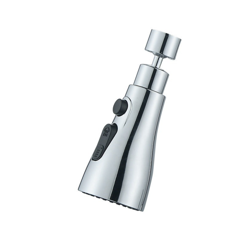 Pulvérisateur de robinet pressurisé universel, anti-éclaboussures, robinet d'eau rotatif à 360 degrés, trois stalles, économie d'eau, adaptateur de buse de robinet