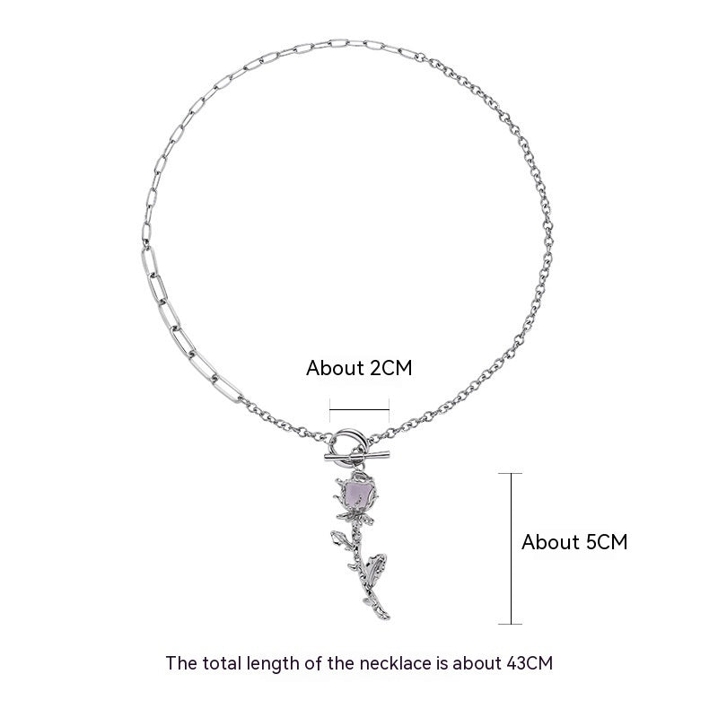 Pendientes originales de la serie Metal Rose