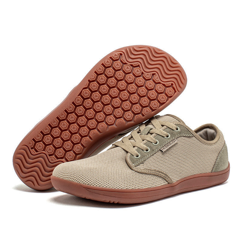 Zapatos casuales deportivos de fondo suave de cuero de gamuza de otoño para hombres