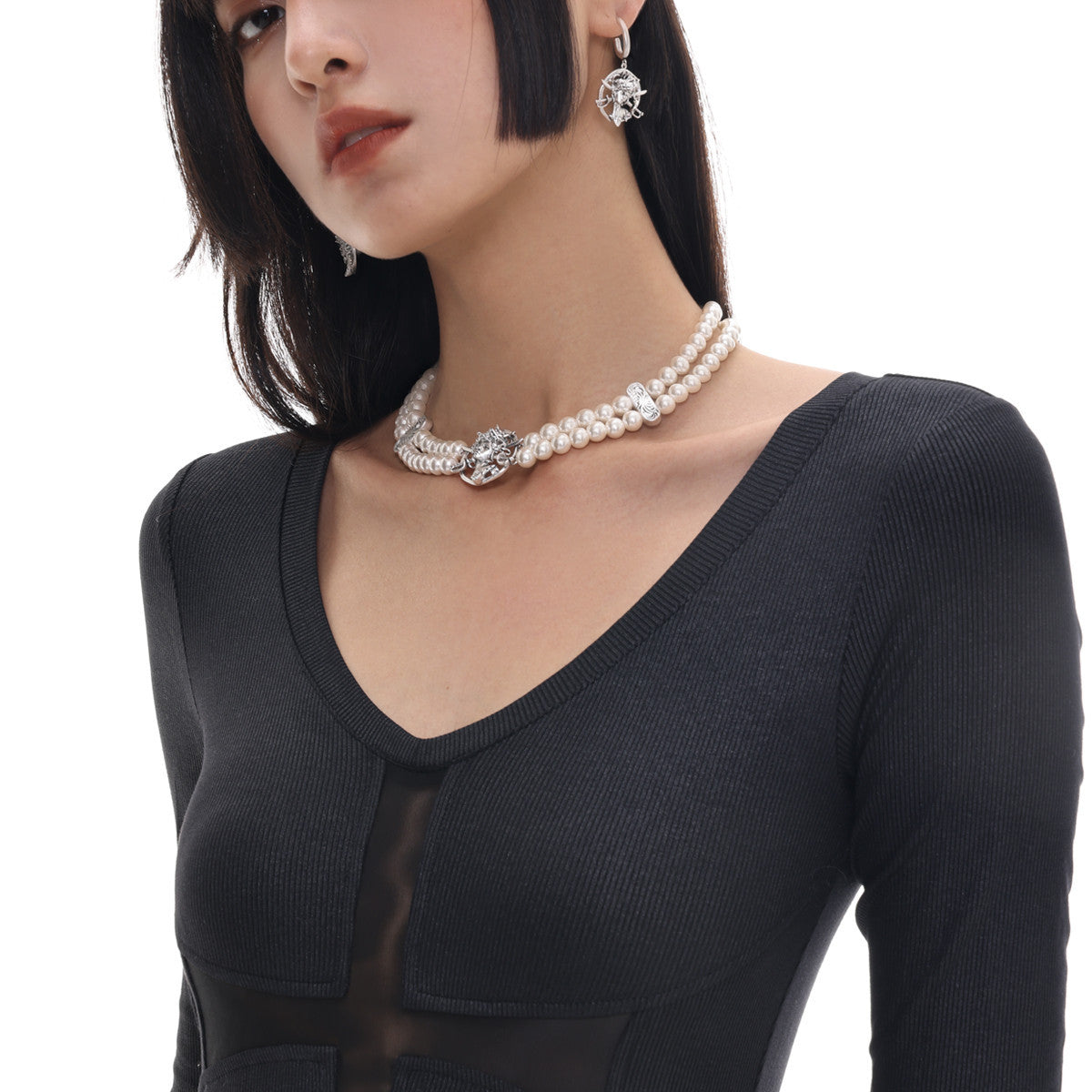 Women's Fashion Vintage Made Old Light Luxury Old Collarbone Chain