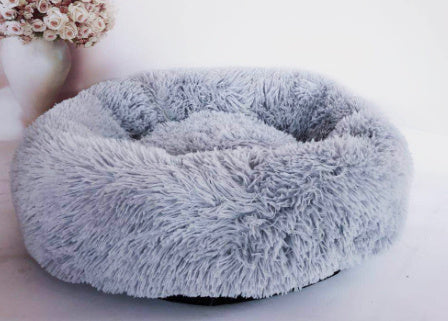 Lits pour chiens et petits chiens, litière ronde en peluche pour chat, chenil, tapis de nid pour animaux de compagnie, lits pour chiots