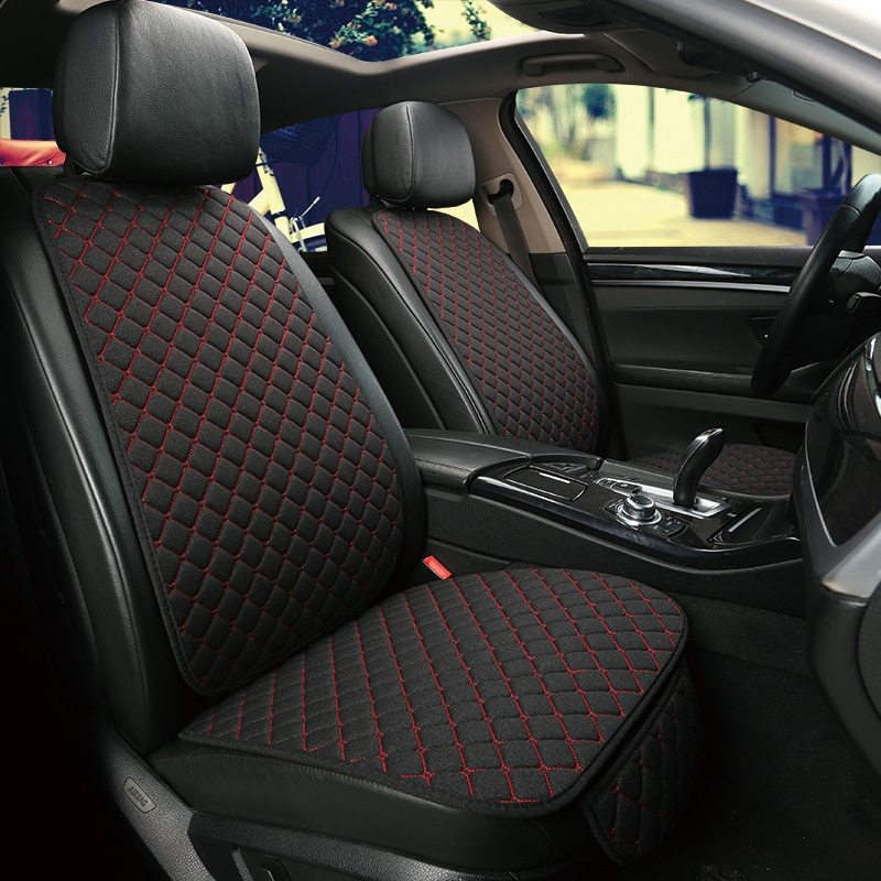 Protector de funda de asiento de coche de lino