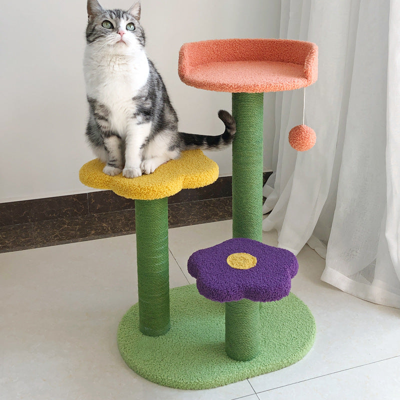 Torre para gatos Rascador para gatos Árbol de escalada para gatos resistente al desgaste