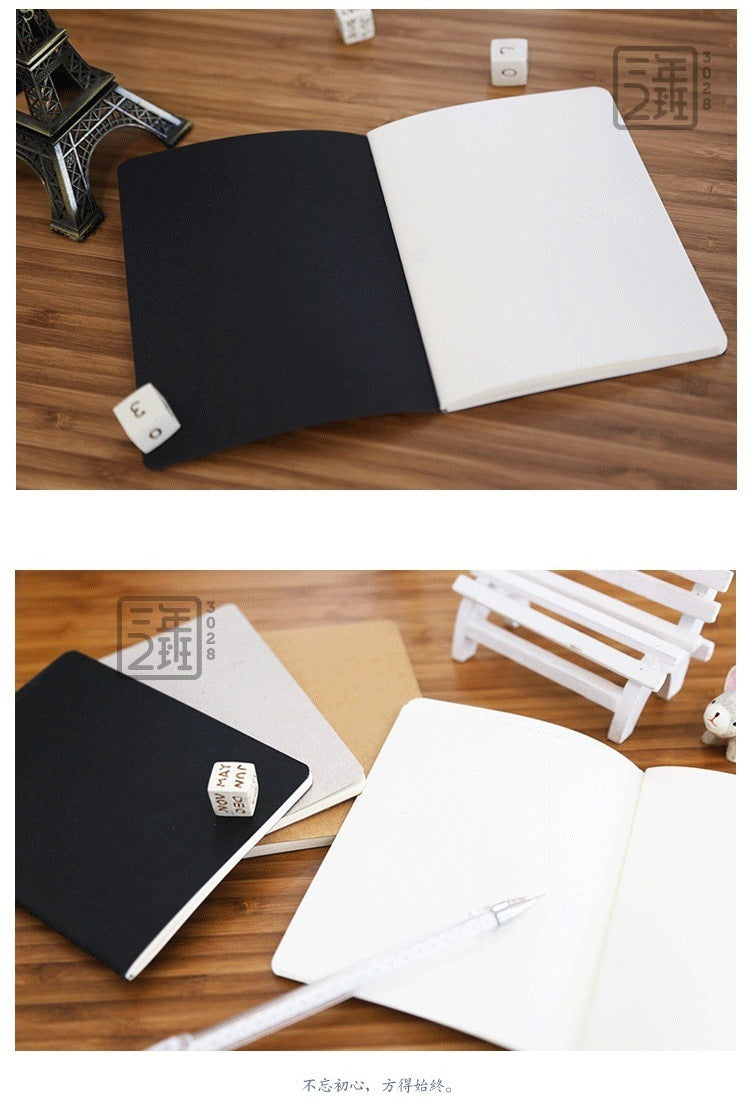 Libro de graffiti de color sólido en blanco liso retro