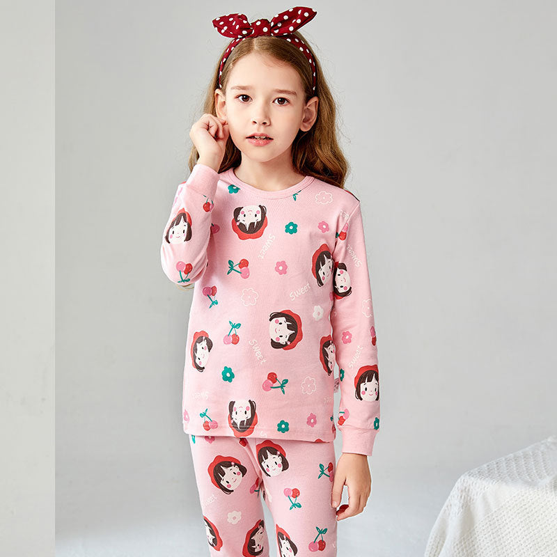 Ensemble de sous-vêtements pour enfants, ensemble de sous-vêtements en coton pour garçons et filles, pyjama