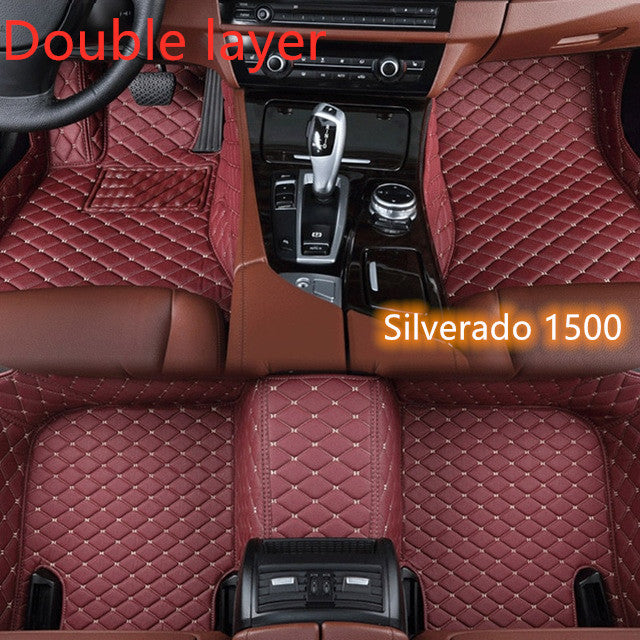 Alfombrilla de cuero para coche completamente rodeada, protección para todo tipo de clima