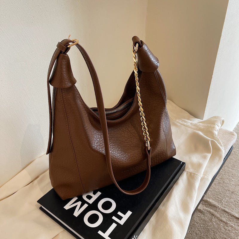 Sac fourre-tout rétro au design minoritaire, épaule sous les bras