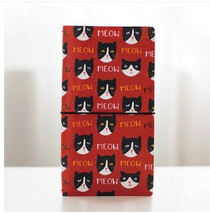 Cuaderno creativo de estilo japonés, cuaderno coreano de dibujos animados, bonito diario pintado a mano