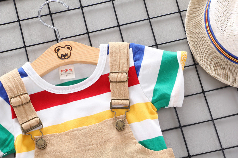 Salopette arc-en-ciel Filles Bébé Enfants