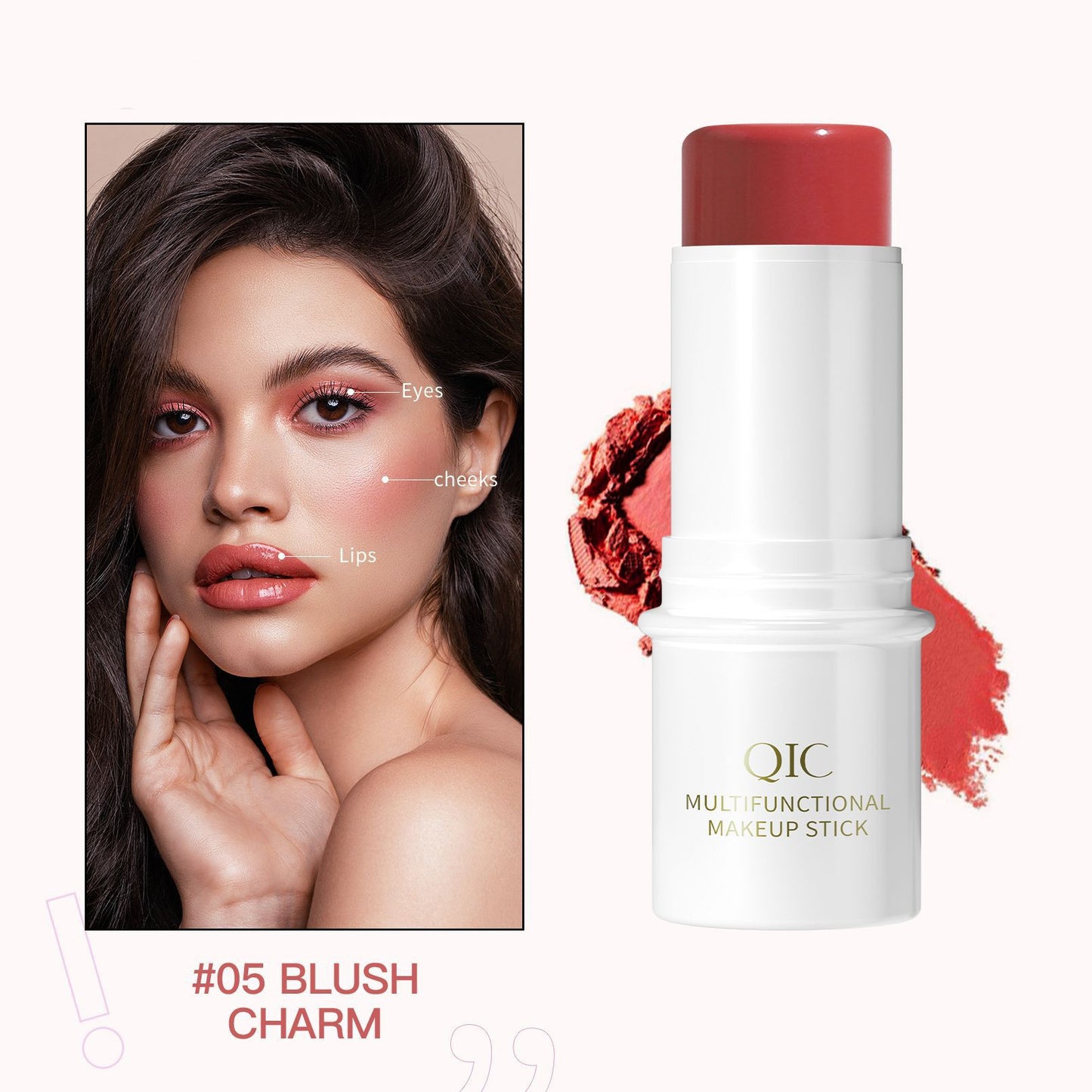 Stylo surligneur 3 en 1, correcteur de visage, bronzant, éclaircissant, maquillage de Contour 3D et Blush, fard à paupières, bâton de rouge à lèvres