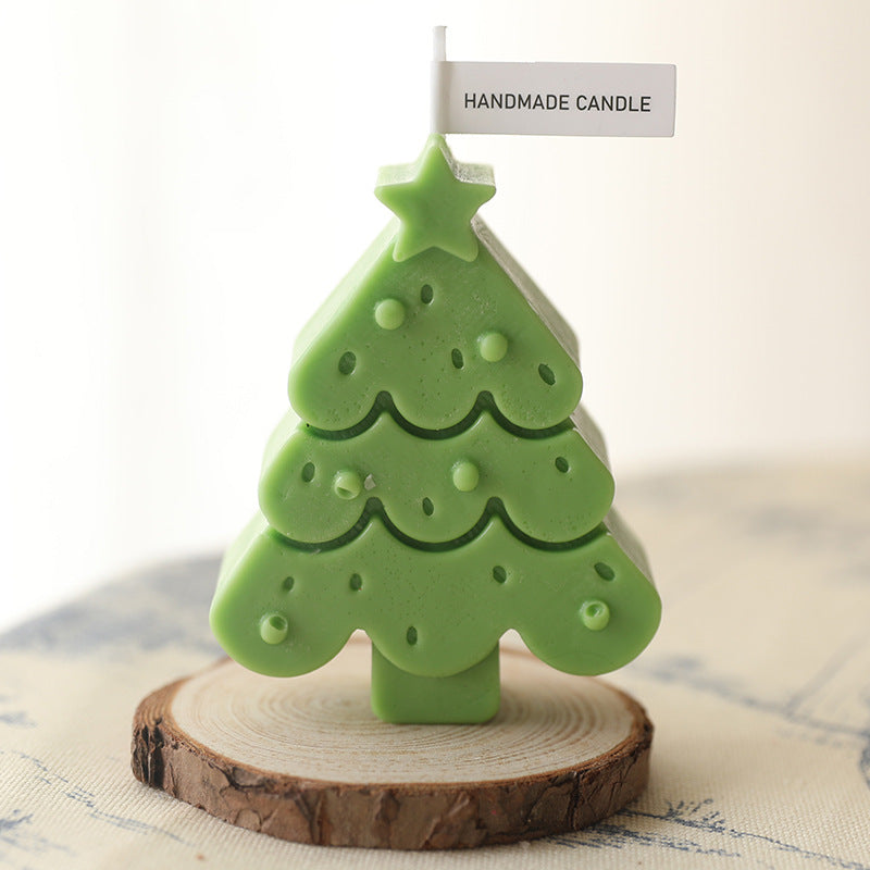 Moules en Silicone pour arbre de noël, pour bricolage, décoration d'ambiance créative, bougies parfumées faites à la main