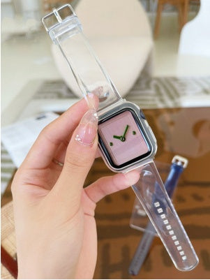 Brown Transparent Suitable For Iwatch Watch Strap