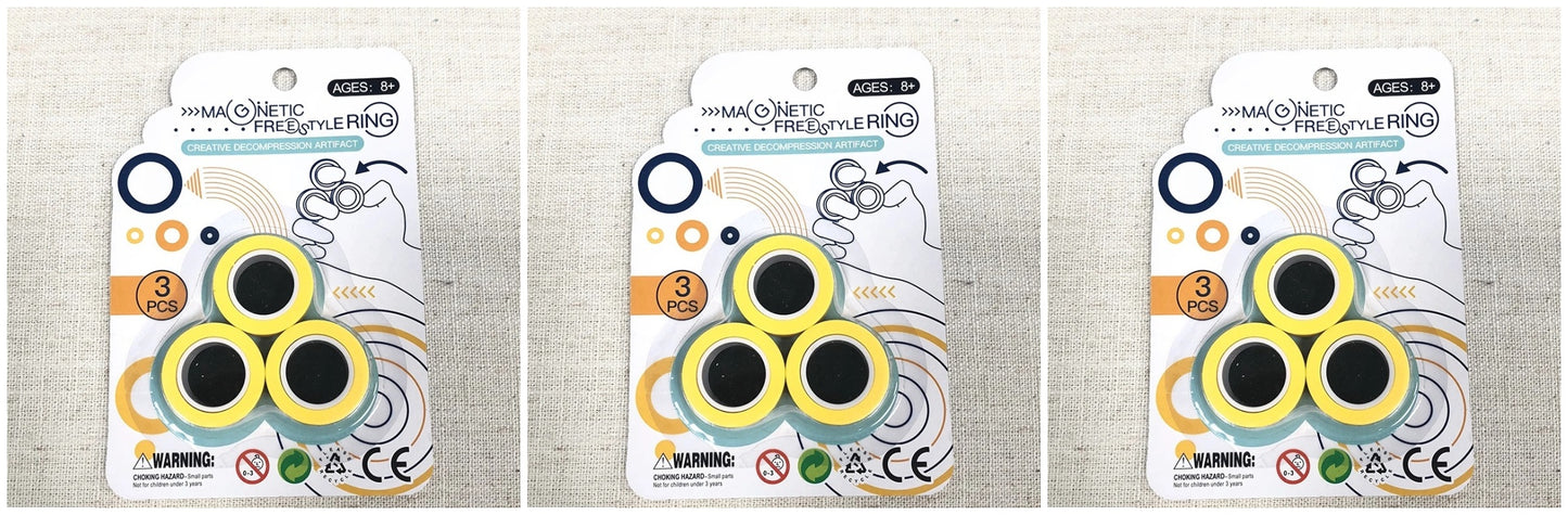 Anillo giratorio de dedo magnético