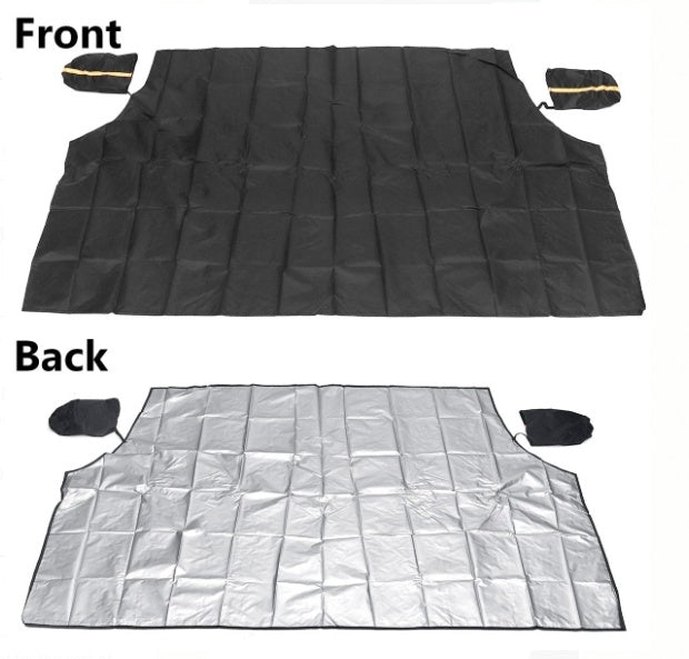 Protector de nieve magnético para coche.