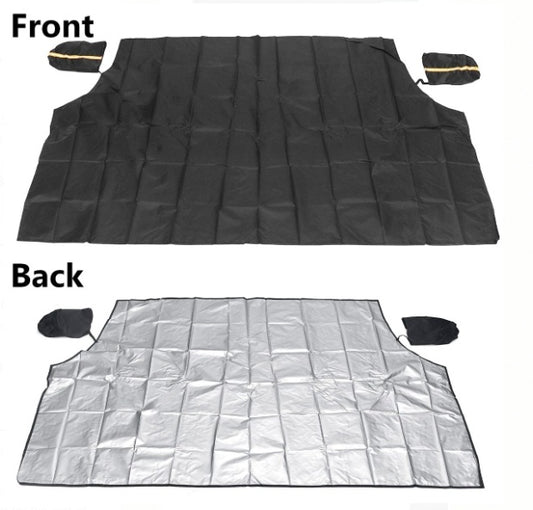 Protector de nieve magnético para coche.