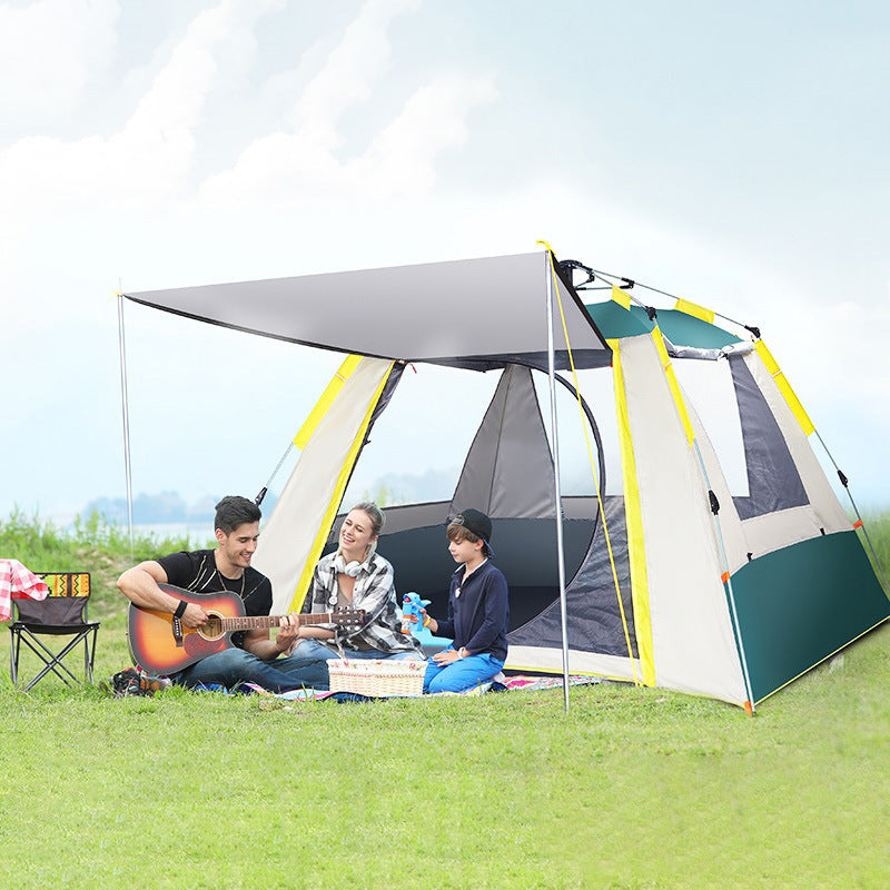 Barbecue de camping en plein air pour tente automatique