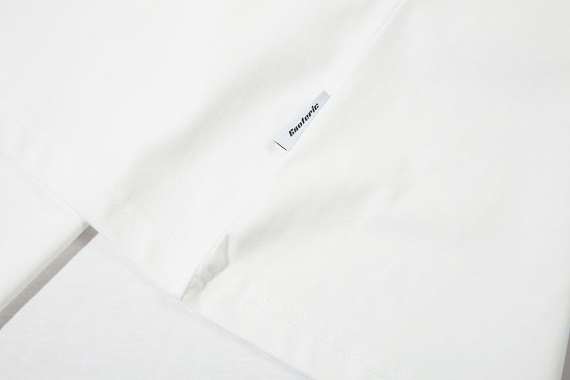 Fashion Letter Print Short-sleeve T-shirt Men
