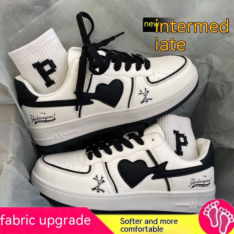 Trendy Love – chaussures blanches décontractées, chaussures de planche d'exercice légères et polyvalentes pour femmes