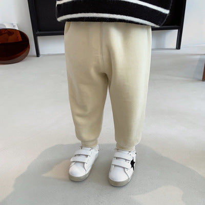 Pantalon garçon plus velours