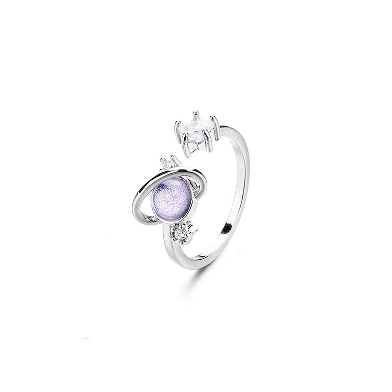 Women's Fashion Simple Fantasy Planet Ring