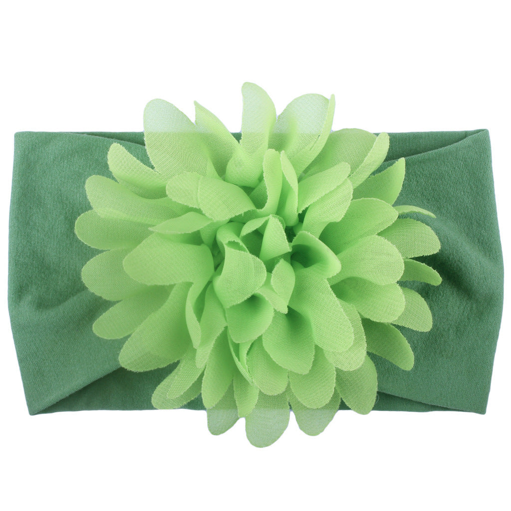 Bandeau créatif en mousseline de soie, accessoires pour cheveux de bébé, bandeau de princesse mignon