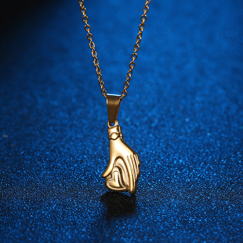 Women's Fashion Casual Hand-held Love Necklace