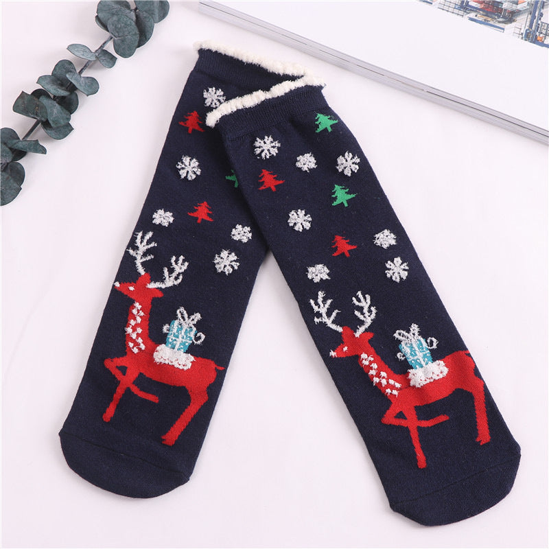 Chaussettes de Noël mignonnes du Père Noël