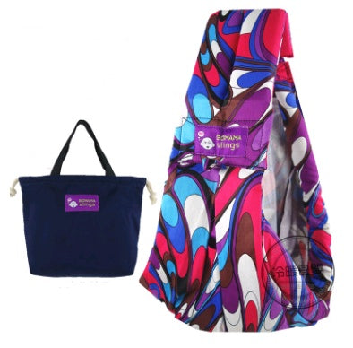 Porte-bébé en coton respirant, sac pour bébé, poche arrière