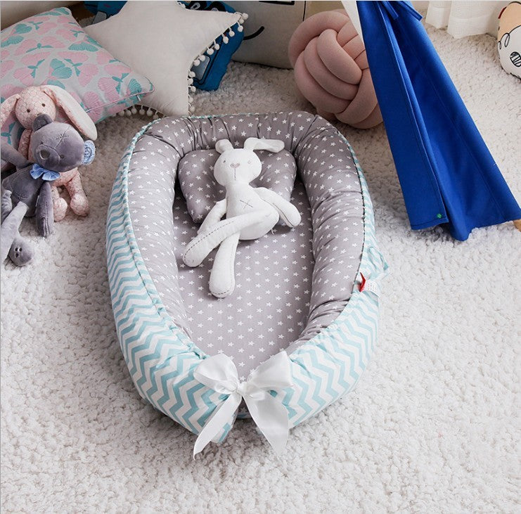 Cama de cuna de algodón