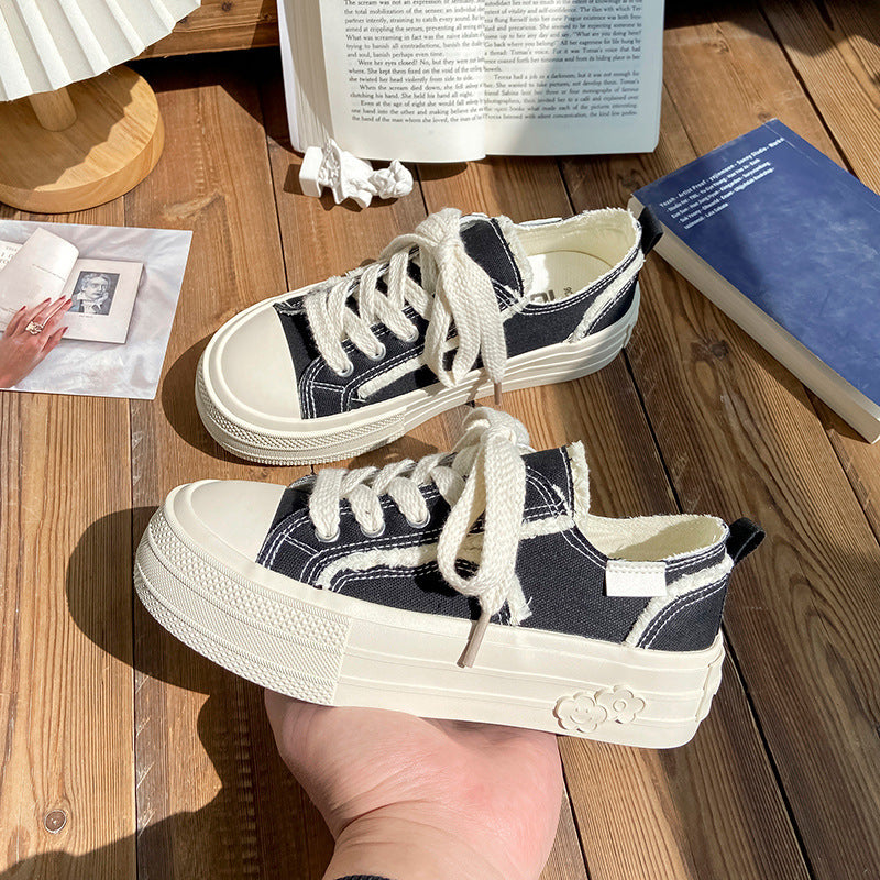Chaussures respirantes décontractées polyvalentes à fond épais d'été