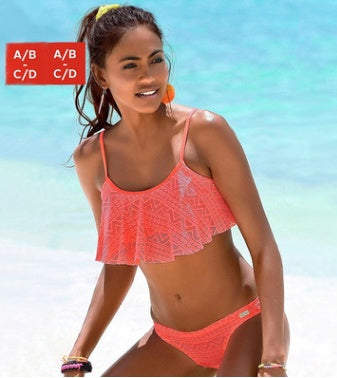 Maillot de bain sexy pour femmes, bikini en maille multicolore, Europe et amérique