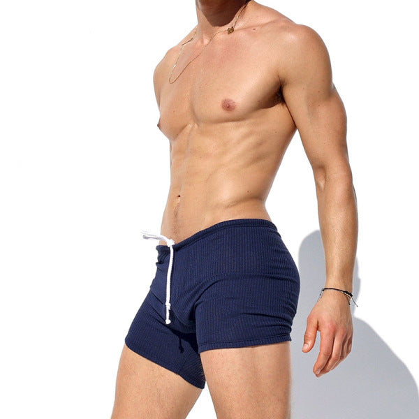 Summer Men's Thin Solid Color Casual Shorts