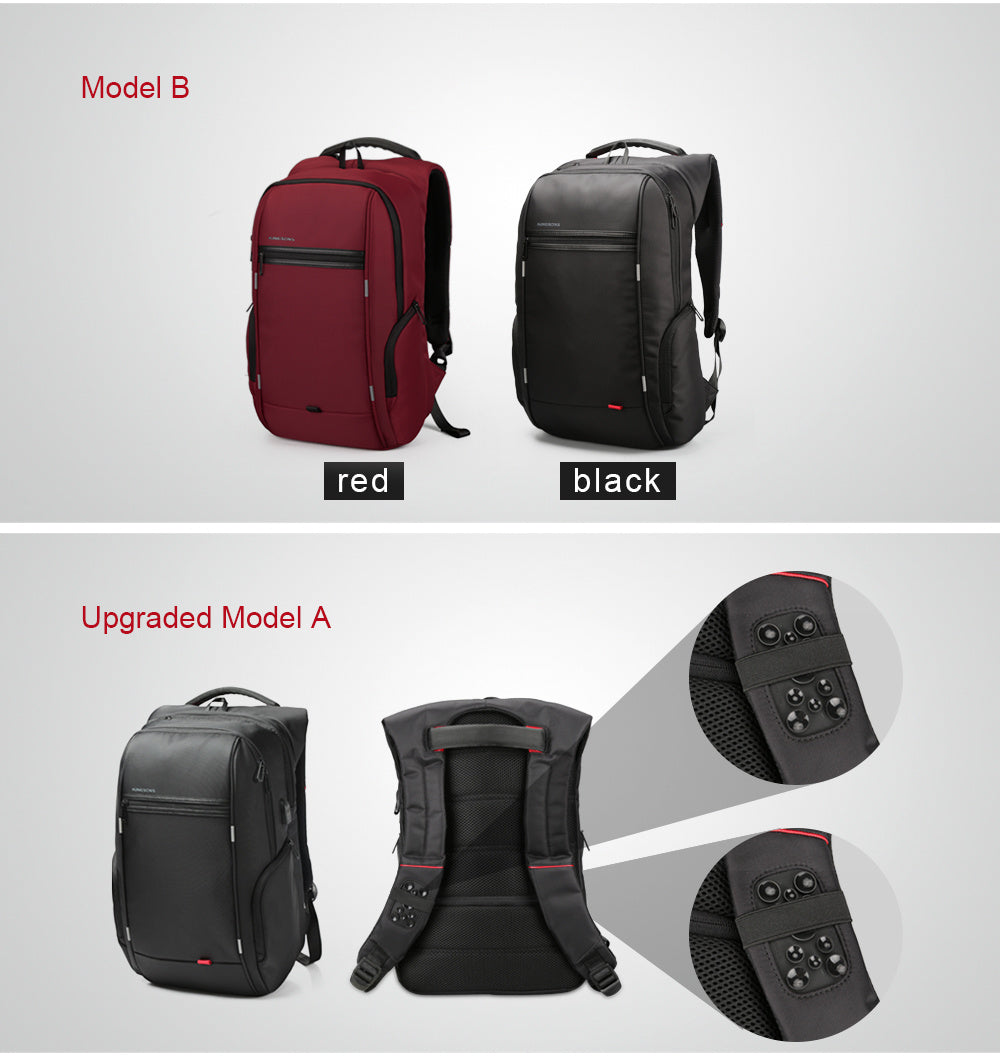 Sac à dos d'affaires étanche de grande capacité avec chargement USB