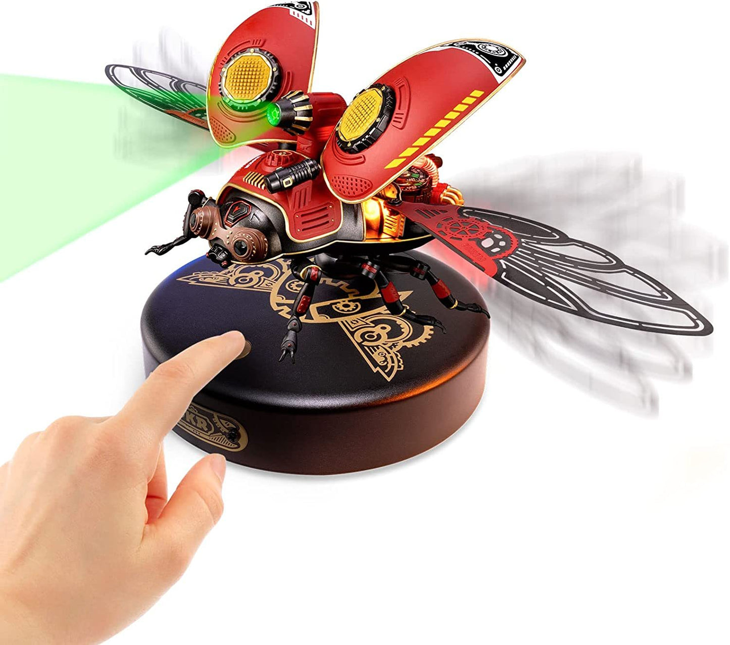 Robotime Rokr Scout Beetle Métal 3D Puzzles Jeux Style Punk Cadeau Pour Anniversaire Assemblage Facile Conception Mécanique DIY Jouets - MI02