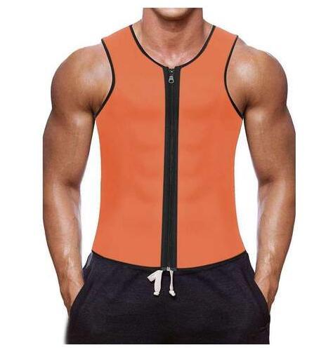 Taille finale pour GILET DE SAUNA EN NÉOPRÈNE ZIPPER POUR HOMMES