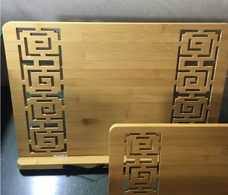 Cadre de lecture creux en bambou naturel