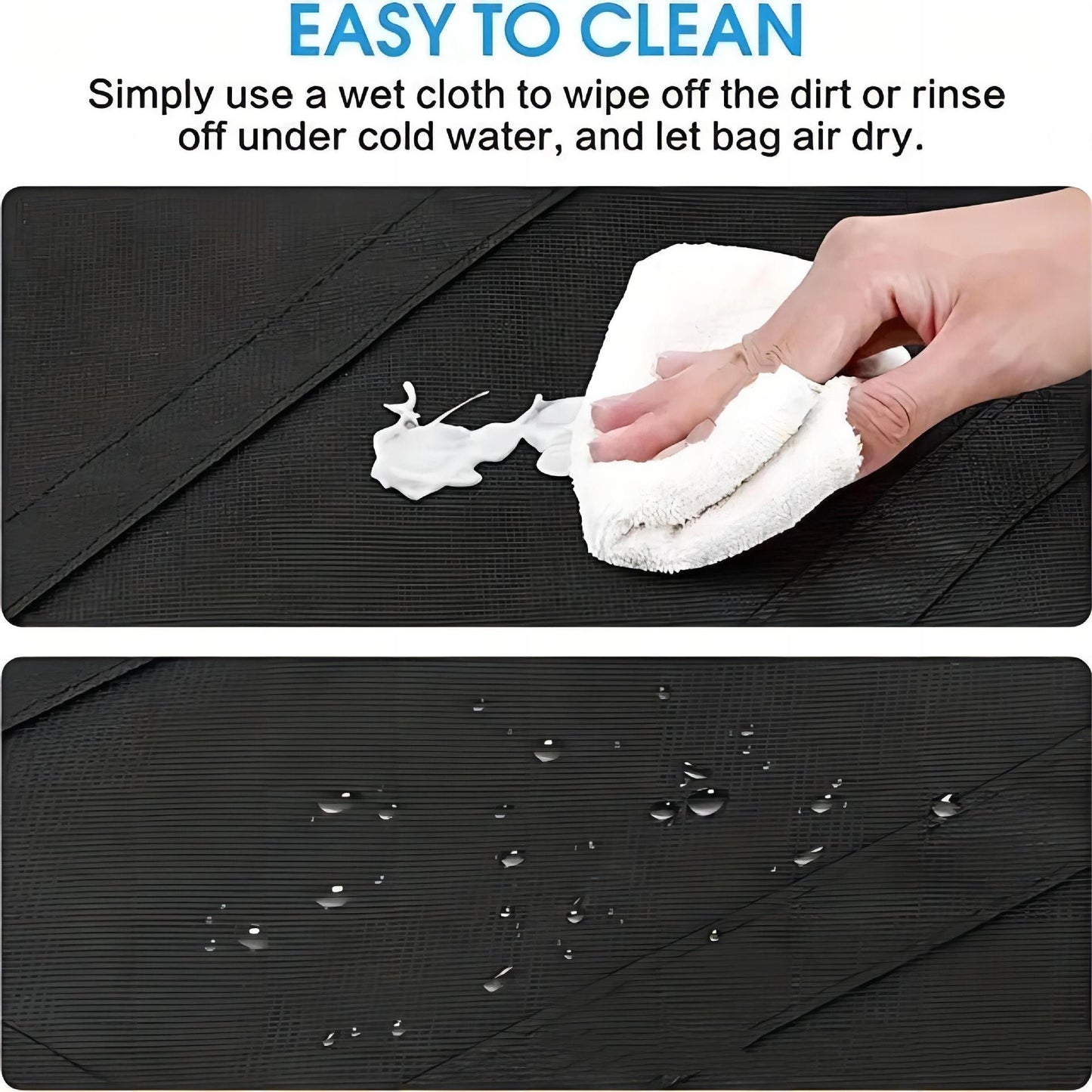 Bolsa portátil no tejida Bolsa de compras simple