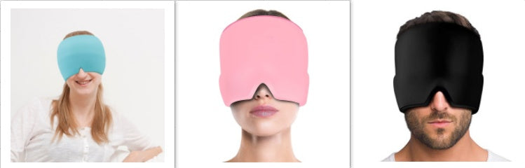Mascarilla para ojos en gel para aliviar el dolor de cabeza