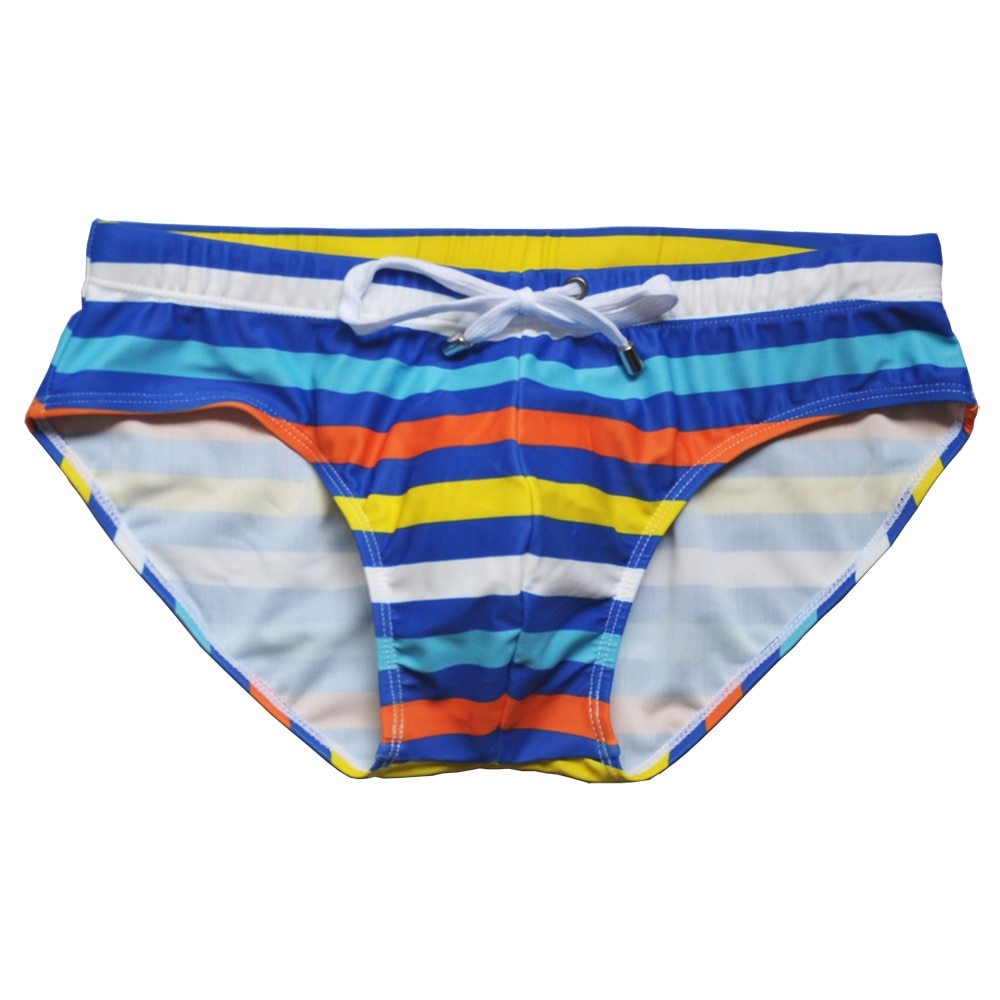 Traje de baño a rayas con cuerda para hombre, bañadores de marca para hombre, pantalones cortos de playa para surfear, amarre, hombre sexy triangular, producto en oferta, verano