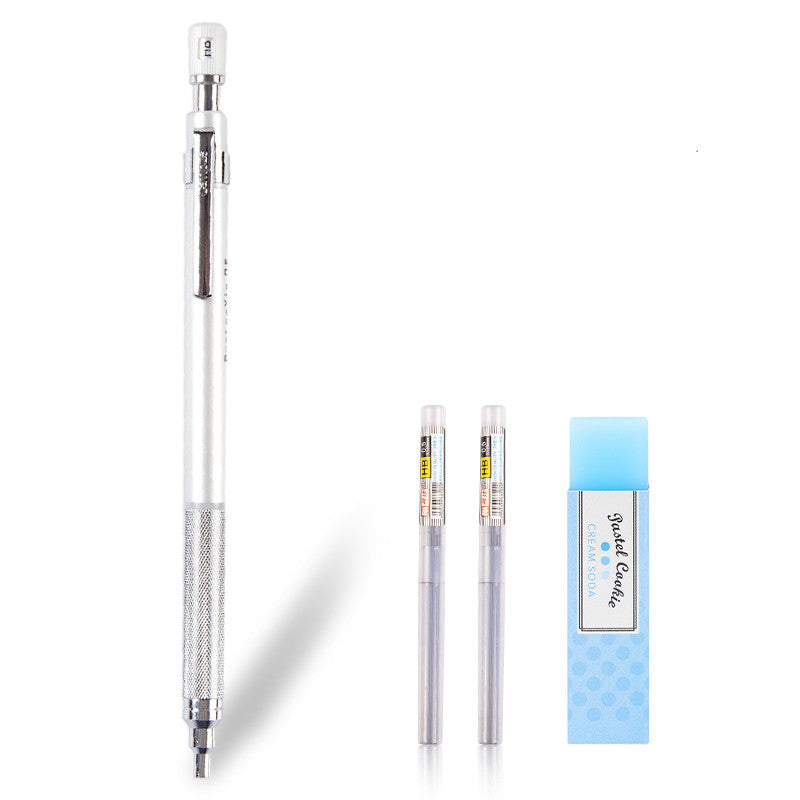 Les élèves du primaire et du collège écrivent 2 stylos avec un centre de gravité bas