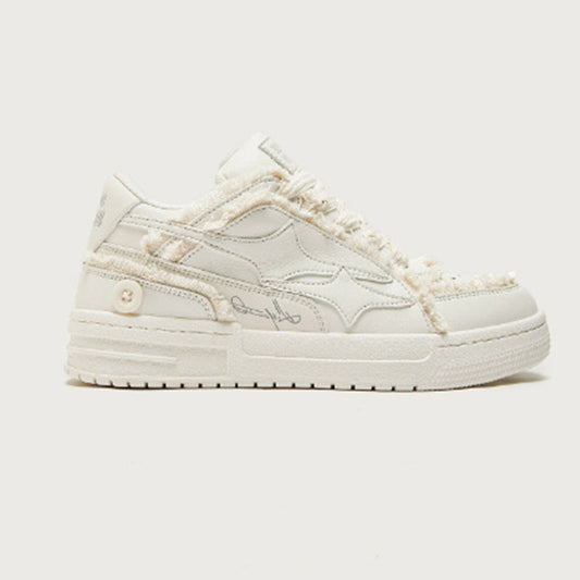 Zapatos blancos transpirables informales de estilo coreano