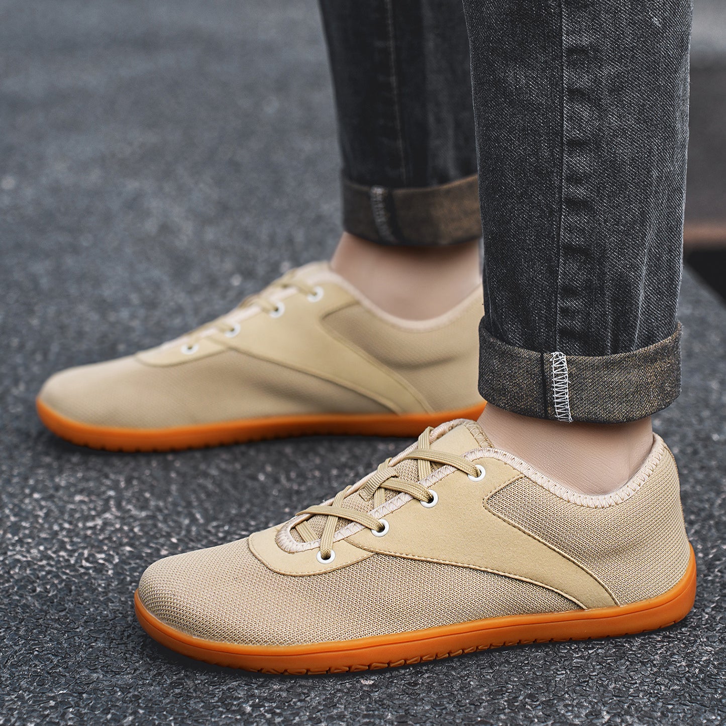 Zapatos Casuales para Hombre Tejido Volador Transpirable