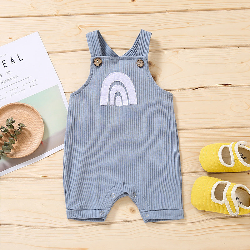 Salopette femme multicolore arc-en-ciel