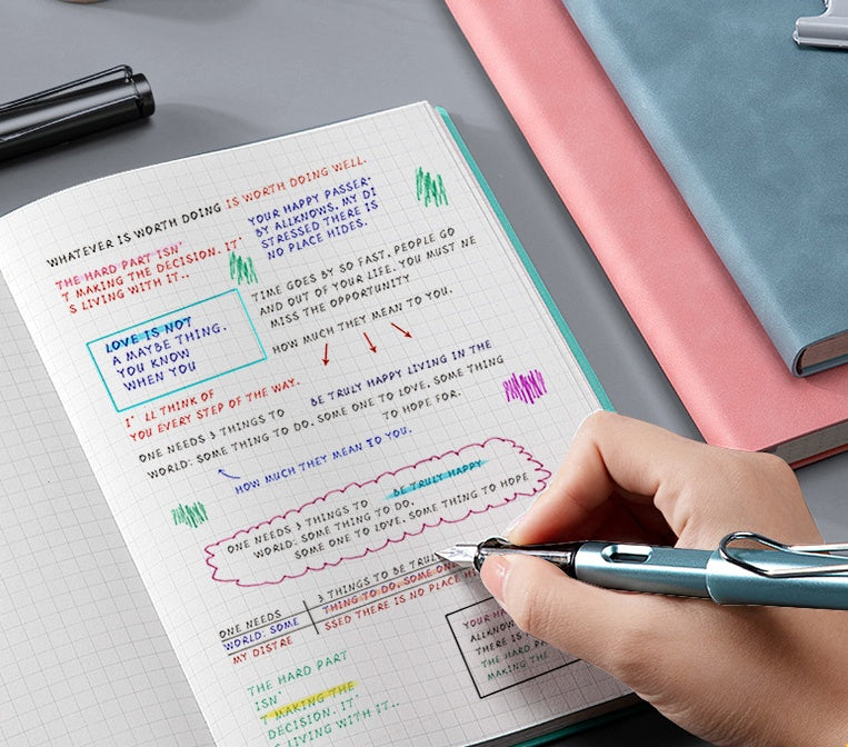 Livre Grille Livre Grille Carré Peint à La Main Style Ins Simple