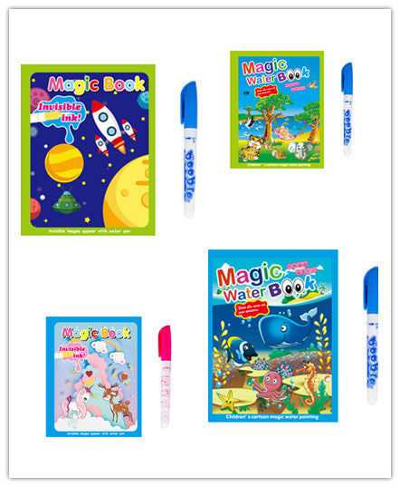 Livre de peinture à l'eau magique créatif pour enfants