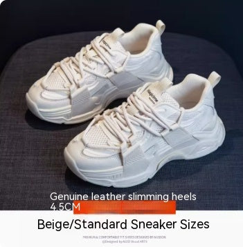 Zapatos deportivos de algodón de invierno para mujer con suela gruesa de ocio