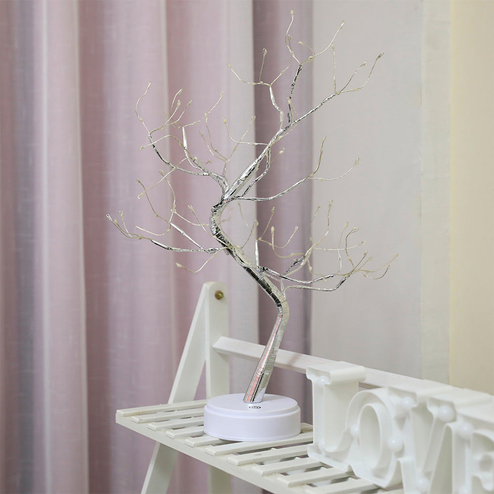 Nouvelle lumière colorée, LED ciel étoilé, fil de cuivre, lampe d'arbre à riz