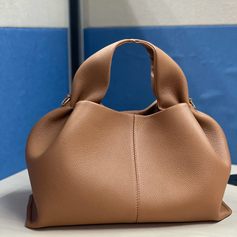 Solid Color Lunch Box European And American Fashion Portable Shoulder Messenger Bag
