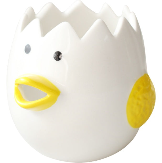 Séparateur de blanc d'œuf en céramique, poulet mignon, accessoires de cuisine pratiques