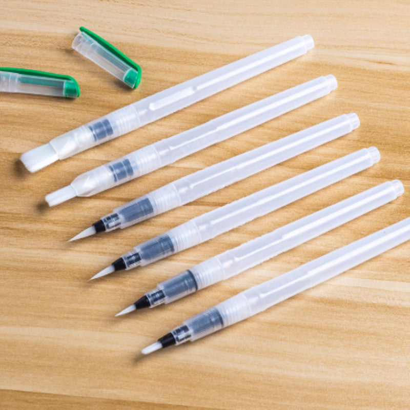Ensemble de peinture aquarelle couleur soluble dans l'eau, stylo à eau